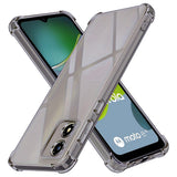 Husa pentru Motorola Moto E13, Techsuit Shockproof Clear Silicone, fumuriu