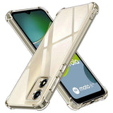 Husa pentru Motorola Moto E13, Techsuit Shockproof Clear Silicone, transparenta