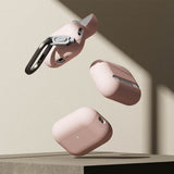 Husa casti pentru AirPods Pro 3, Ringke, Silicone Pink Sand, roz