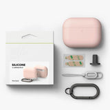 Husa casti pentru AirPods Pro 3, Ringke, Silicone Pink Sand, roz