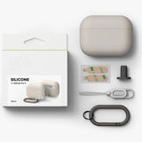 Husa casti pentru AirPods Pro 3, Ringke, Silicone Stone