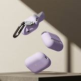 Husa casti pentru AirPods Pro 3, Ringke, Silicone Light, mov