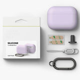 Husa casti pentru AirPods Pro 3, Ringke, Silicone Light, mov