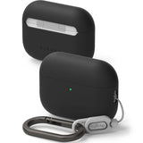Husa casti pentru AirPods Pro 3, Ringke, Silicone, negru