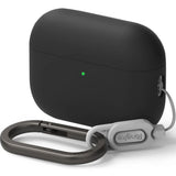 Husa casti pentru AirPods Pro 3, Ringke, Silicone, negru