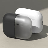 Husa casti pentru AirPods Pro 3, Ringke, Silicone, negru