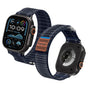 Curea pentru Apple Watch SE 44mm, Spigen Watchband WBF0 (AMP10143), bleumarin
