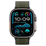 Curea pentru Apple Watch SE 44mm, Spigen Watchband WBF0 (AMP10142), verde