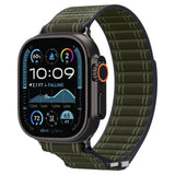 Curea pentru Apple Watch SE 44mm, Spigen Watchband WBF0 (AMP10142), verde