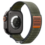 Curea pentru Apple Watch SE 44mm, Spigen Watchband WBF0 (AMP10142), verde