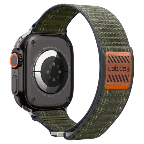 Curea pentru Apple Watch SE 44mm, Spigen Watchband WBF0 (AMP10142), verde