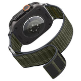 Curea pentru Apple Watch SE 44mm, Spigen Watchband WBF0 (AMP10142), verde