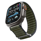 Curea pentru Apple Watch SE 44mm, Spigen Watchband WBF0 (AMP10142), verde