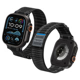 Curea pentru Apple Watch SE 44mm, Spigen Watchband WBF0 (AMP10141), negru