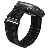 Curea pentru Apple Watch SE 44mm, Spigen Watchband WBF0 (AMP10141), negru
