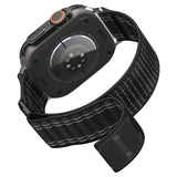 Curea pentru Apple Watch SE 44mm, Spigen Watchband WBF0 (AMP10141), negru