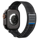 Curea pentru Apple Watch SE 44mm, Spigen Watchband WBF0 (AMP10141), negru