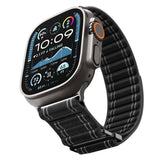 Curea pentru Apple Watch SE 44mm, Spigen Watchband WBF0 (AMP10141), negru