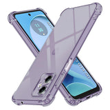 Husa pentru Motorola Moto G14, Techsuit Shockproof Clear Silicone, fumuriu