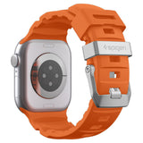 Curea pentru Apple Watch SE 44mm, Spigen Watchband WBS2 (AMP10509), portocaliu