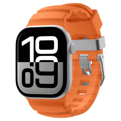 Curea pentru Apple Watch SE 44mm, Spigen Watchband WBS2 (AMP10509), portocaliu