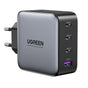 Incarcator retea UGREEN CD226 (40747), Incarcare rapida, GaN 3x Type-C, USB, 100W, negru