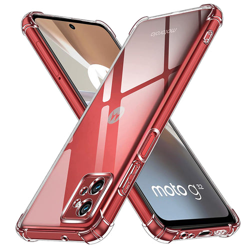 Husa pentru Motorola Moto G32, Techsuit Shockproof Clear Silicone, transparenta
