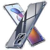 Husa pentru Motorola Edge 30 Fusion, Techsuit Shockproof Clear Silicone, transparenta