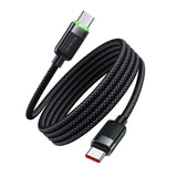 Cablu Mcdodo de date Self-Winding Series (CA-2000), USB-C to USB-C, 60W, Incarcare rapida, 1.2m, negru