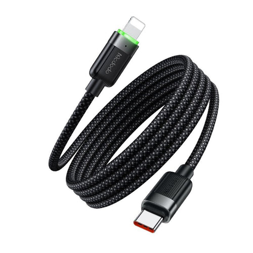 Cablu Mcdodo de date Self-Winding Series (CA-2010), USB-C to Lightning, 36W, 1.2m, negru
