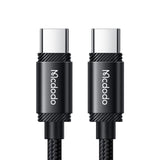 Cablu Mcdodo de date (CA-3680), Type-C to Type-C, Incarcare rapida, PD 3.1, 5A, 240W, 1.2m, negru