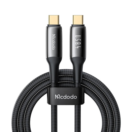 Cablu Mcdodo de date (CA-2990), Type-C to Type-C, 240W, Thunderbolt 3, 40Gb/s, 8K Ultra HD, 1.2m, negru