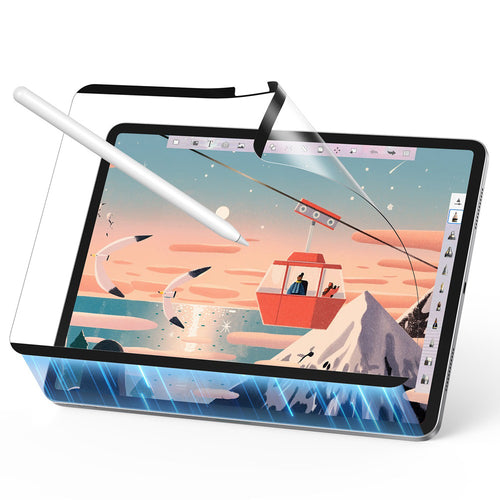 Folie de protectie pentru iPad Air 11 (2024), ESR Paper-Feel Magnetic