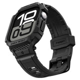 Curea pentru Apple Watch 10 42mm, Spigen Rugged Armor Pro V2 (ACS10494), negru