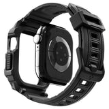 Curea pentru Apple Watch 10 42mm, Spigen Rugged Armor Pro V2 (ACS10494), negru