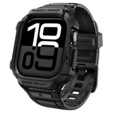 Curea pentru Apple Watch 10 42mm, Spigen Rugged Armor Pro V2 (ACS10494), negru