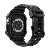 Curea pentru Apple Watch 10 42mm, Spigen Rugged Armor Pro V2 (ACS10494), negru