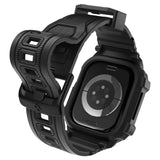Curea pentru Apple Watch 10 42mm, Spigen Rugged Armor Pro V2 (ACS10494), negru