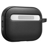Husa casti pentru AirPods Pro 3, Spigen, Protection Case Vault Acs09826 Air Space Technology Aluminum Holder Matte, negru
