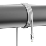 Cablu 3mk de date Hyper N-Series, Type-C to Lightning, 20W, 9V/2A, 1m, alb