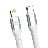 Cablu 3mk de date Hyper N-Series, Type-C to Lightning, 20W, 9V/2A, 1m, alb