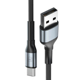 Cablu 3mk de date Hyper N-Series, USB to Type-C, 18W, 9V/2A, 2m, negru