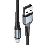 Cablu 3mk de date Hyper N-Series, USB to Lightning, 12W, 5V/2.4A, 1m, negru