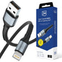Cablu 3mk de date Hyper N-Series, USB to Lightning, 12W, 5V/2.4A, 1m, negru