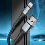 Cablu 3mk de date Hyper N-Series, USB to Lightning, 12W, 5V/2.4A, 1m, negru