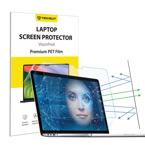 Techsuit VisionProX Anti-Blue Light, MacBook Pro 14 (2023 / 2024 / 2025 / 2026), Clear