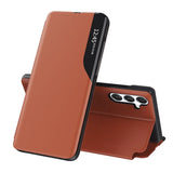 Husa pentru Samsung Galaxy S25 FE, Techsuit eFold Series, portocaliu