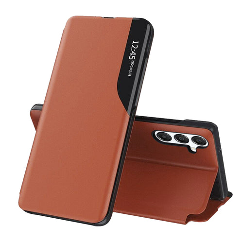 Husa pentru Samsung Galaxy S25 FE, Techsuit eFold Series, portocaliu