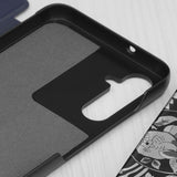 Husa pentru Samsung Galaxy S25 FE, Techsuit eFold Series, albastru