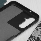 Husa pentru Samsung Galaxy S25 FE, Techsuit eFold Series, albastru